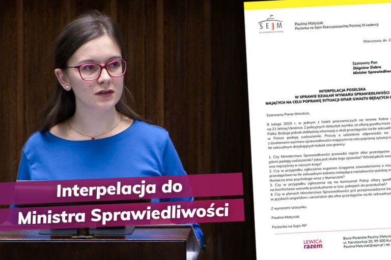 Interpelacja do Ministra Sprawiedliwości