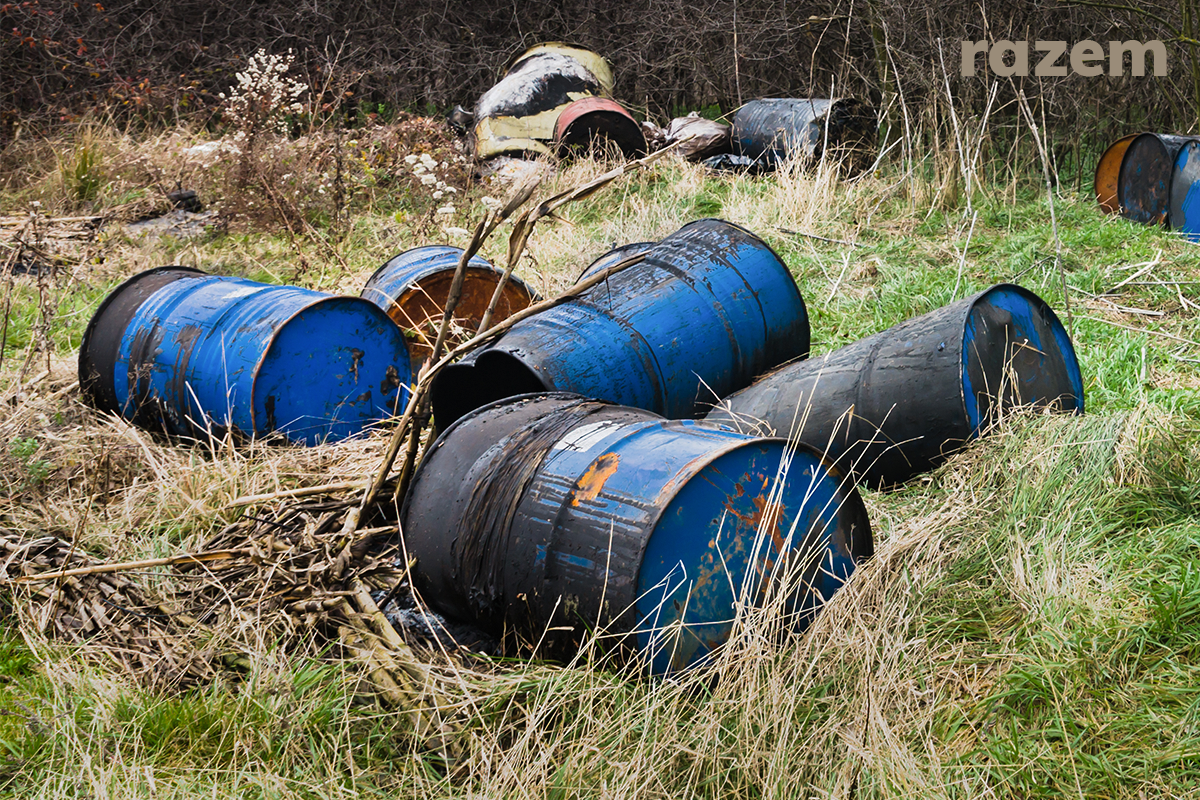 skladowisko odpadów w Łaniętach - ilustracja