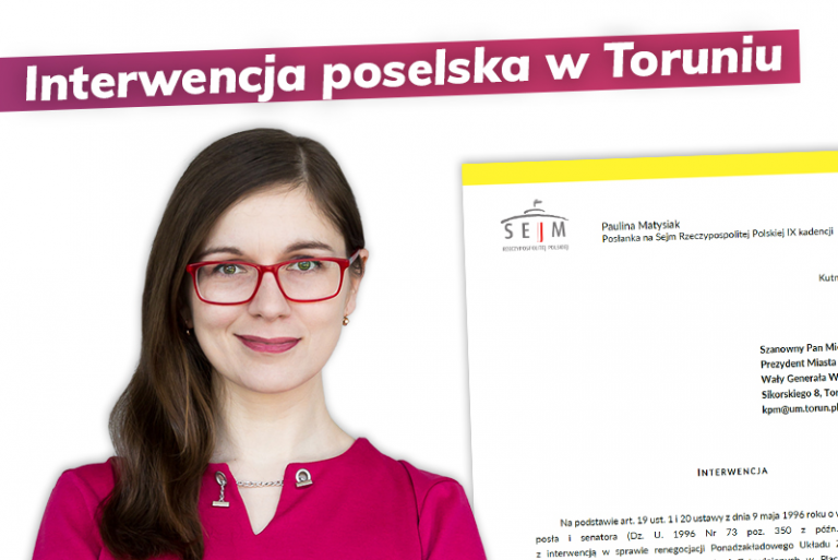 Interwencja w&nbsp;sprawie Układu Zbiorowego w&nbsp;Toruniu