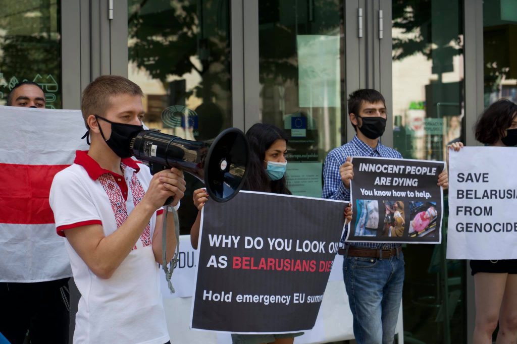 Głodówka przy przedstawicielstwie Komisji Europejskiej