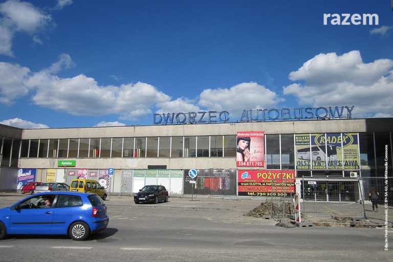 Zamknięty dworzec PKS w&nbsp;Olsztynie