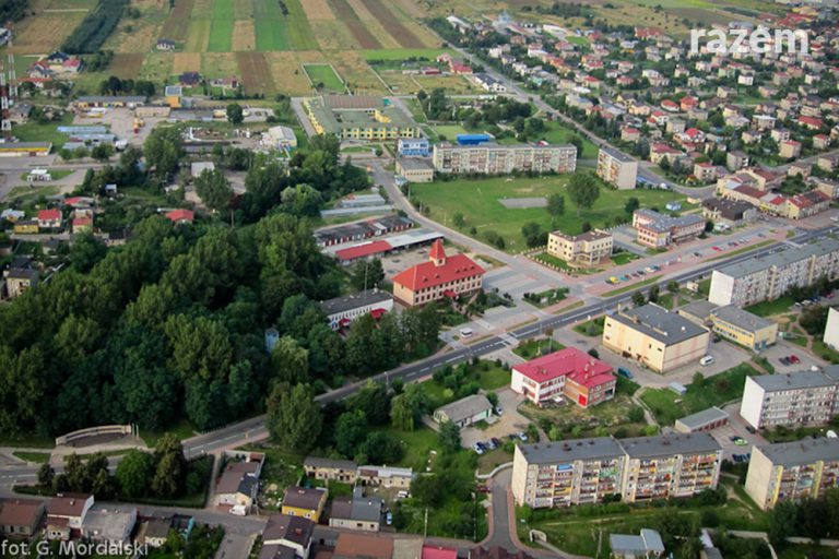 Działoszyn z lotu ptaka