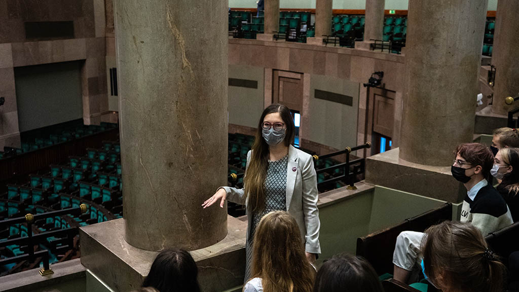 Wycieczka do Sejmu - na pytania odpowiada posłanka Paulina Matysiak