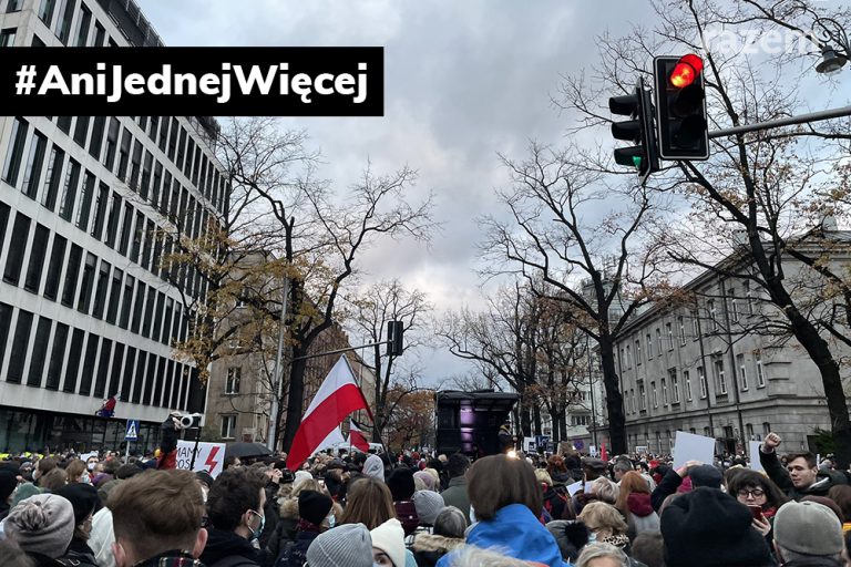 #AniJednejWięcej w&nbsp;Warszawie i&nbsp;Poselska Sieć Ratunkowa dla kobiet