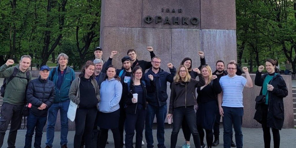 Posłanka Paulina Matysiak z&nbsp;delegacją we&nbsp;Lwowie