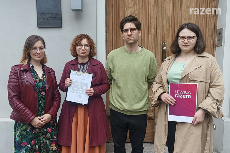 Miesięcznik Dialog z&nbsp;dyrektorem z&nbsp;teczki. Posłanki Razem interweniują