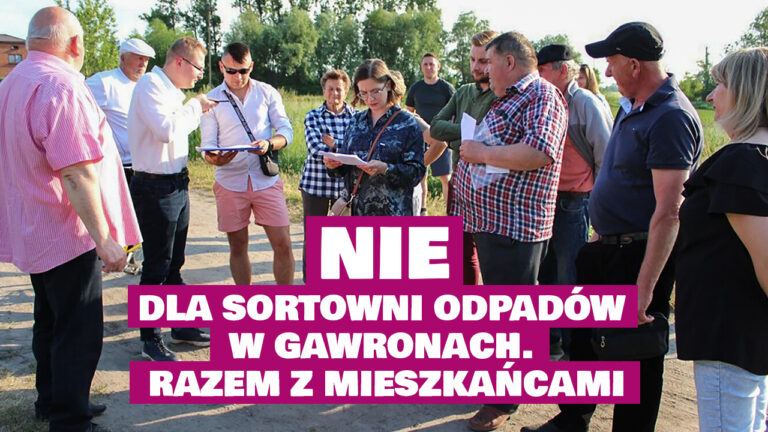Kontrowersyjna inwestycja w&nbsp;Gawronach. Sortownia odpadów powstanie mimo sprzeciwu mieszkańców?