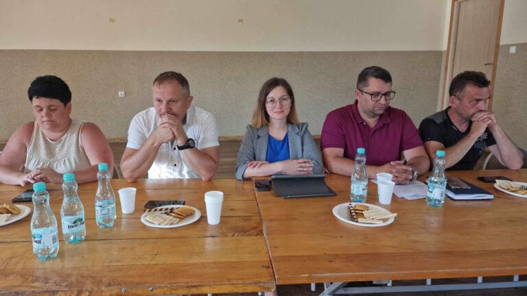 Spotkanie z mieszkańcami w Łaniętach