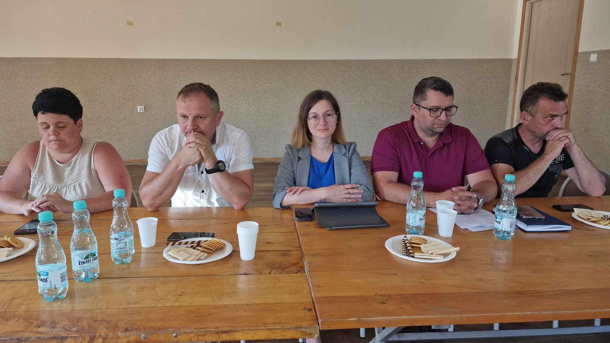 Spotkanie z mieszkańcami w Łaniętach