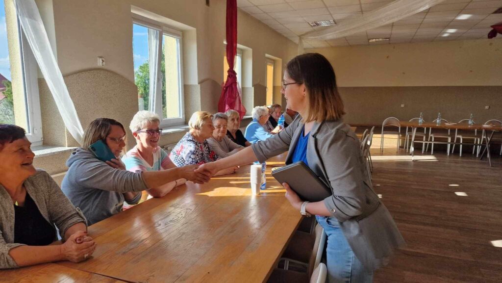 Spotkanie z mieszkańcami w Łaniętach