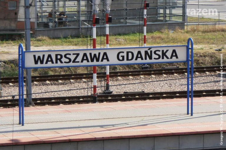 Zwiększony ruch na&nbsp;Stacji Warszawa Gdańska. Posłanka Matysiak pyta o&nbsp;bezpieczeństwo pasażerów