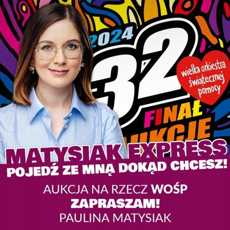 Posłanka Matysiak zaprasza do&nbsp;wspólnej podróży pociągiem. Aukcja na&nbsp;rzecz WOŚP po&nbsp;raz czwarty