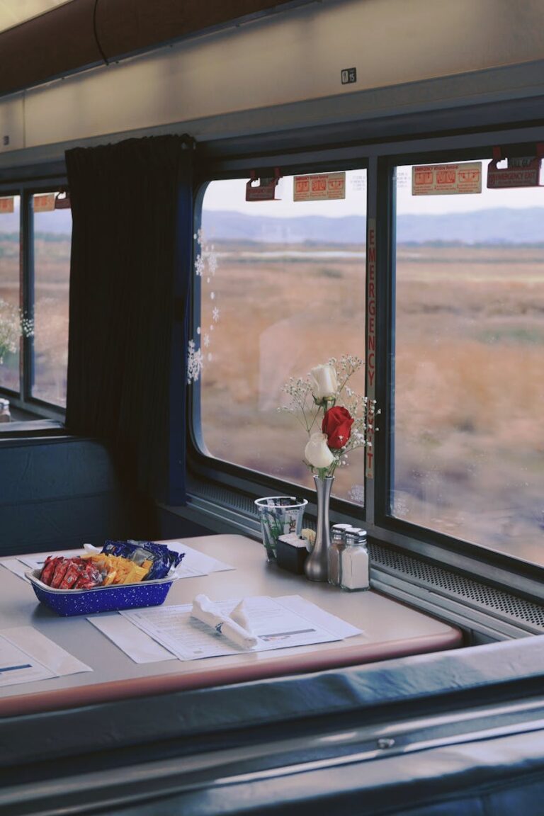table in train