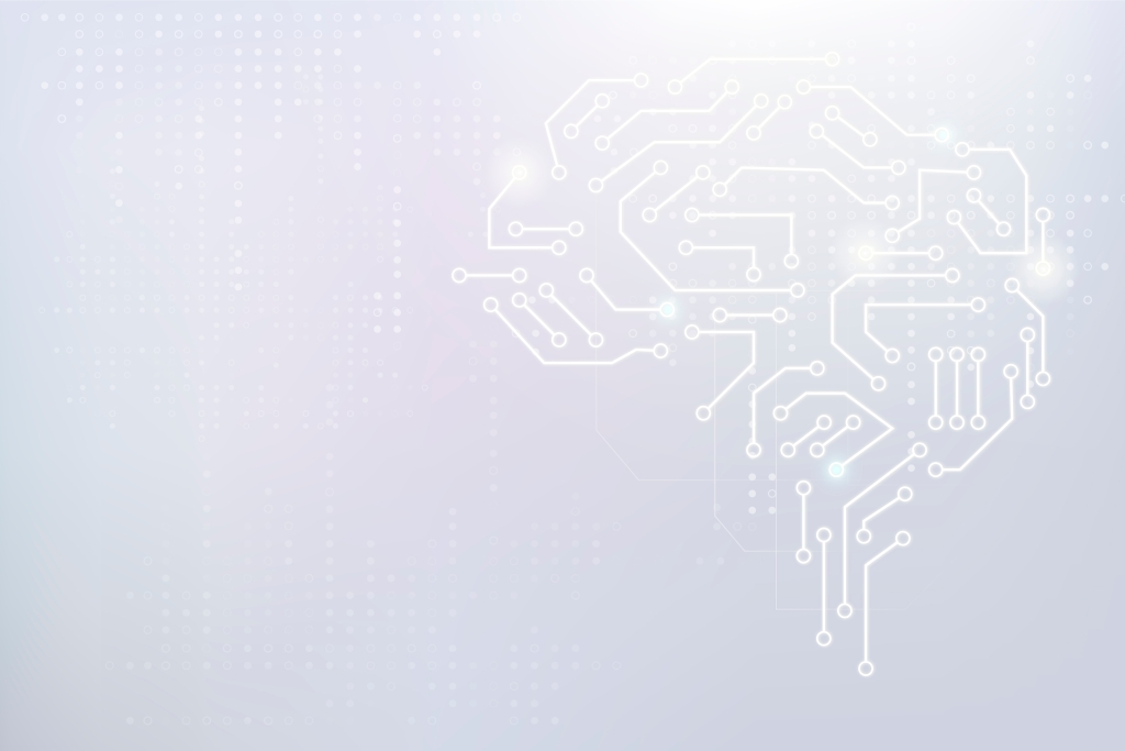 ai technology brain background digital transformation concept