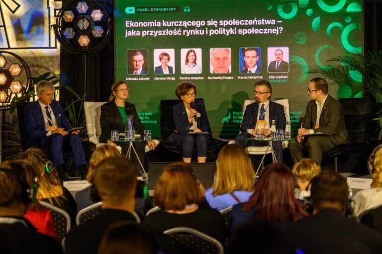 Paulina Matysiak na&nbsp;Poznańskim Kongresie Gospodarczym