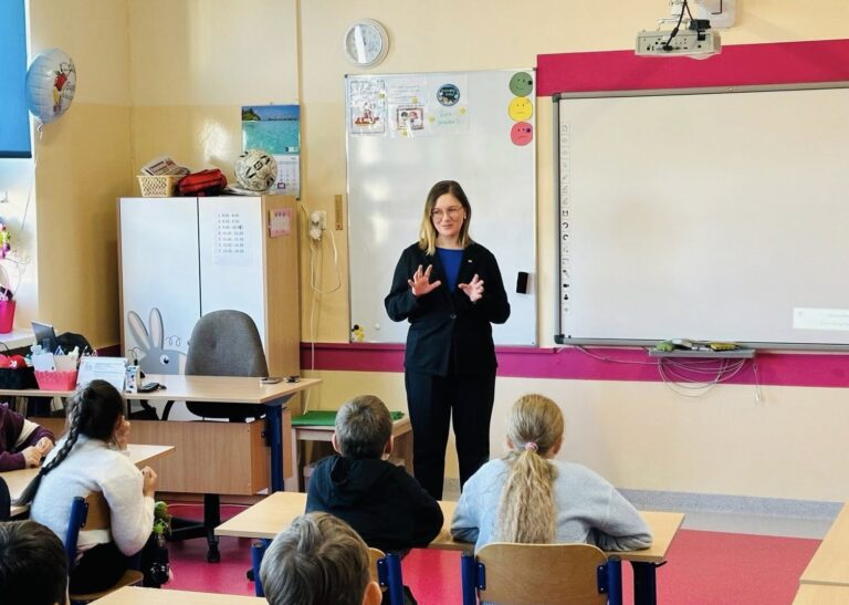 Spotkanie z&nbsp;uczniami SP nr&nbsp;5 w&nbsp;Kutnie